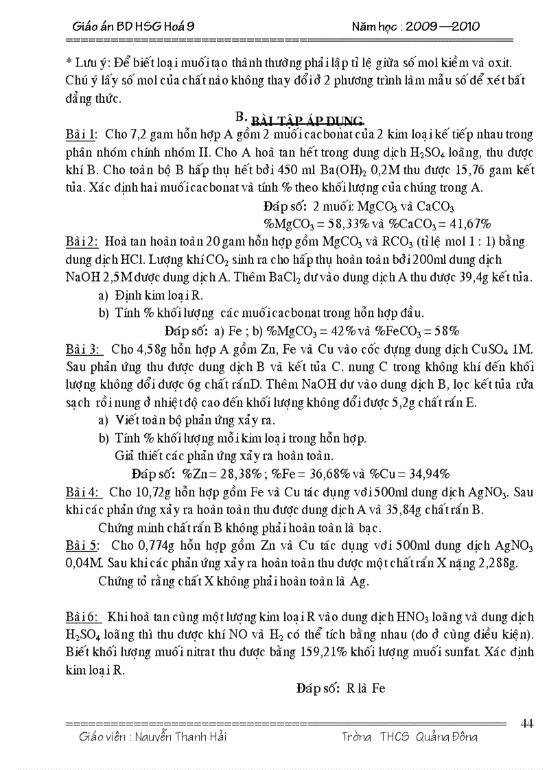 image for page Bồi dưỡng HSG Hóa THCS