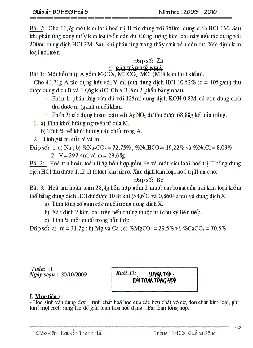 image for page Bồi dưỡng HSG Hóa THCS