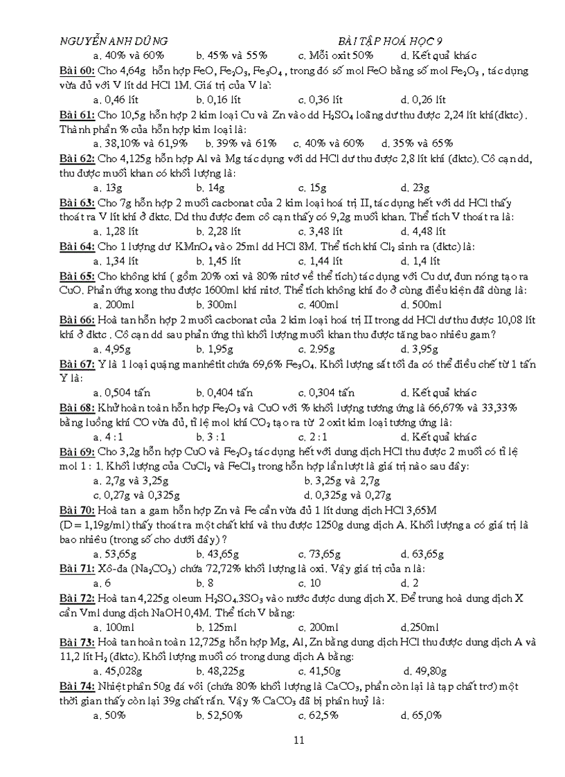 image for page BT trac nghiem tung chu de