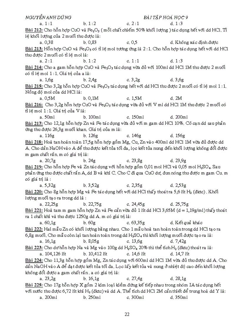 image for page BT trac nghiem tung chu de