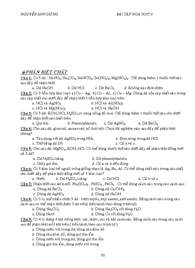 image for page BT trac nghiem tung chu de