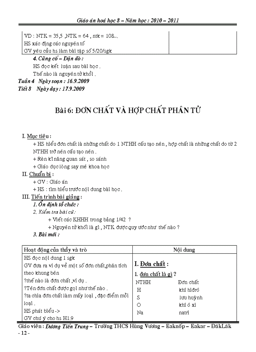 image for page Bài soạn hóa học 8 1