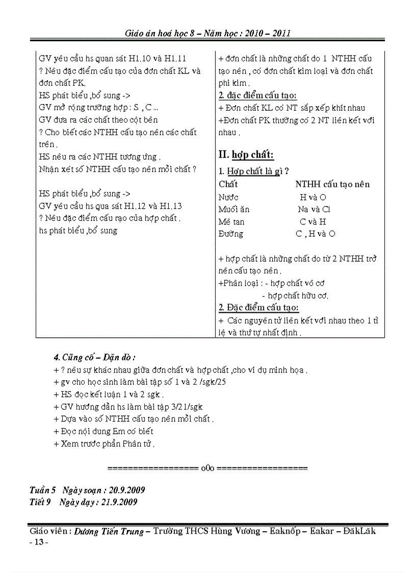 image for page Bài soạn hóa học 8 1