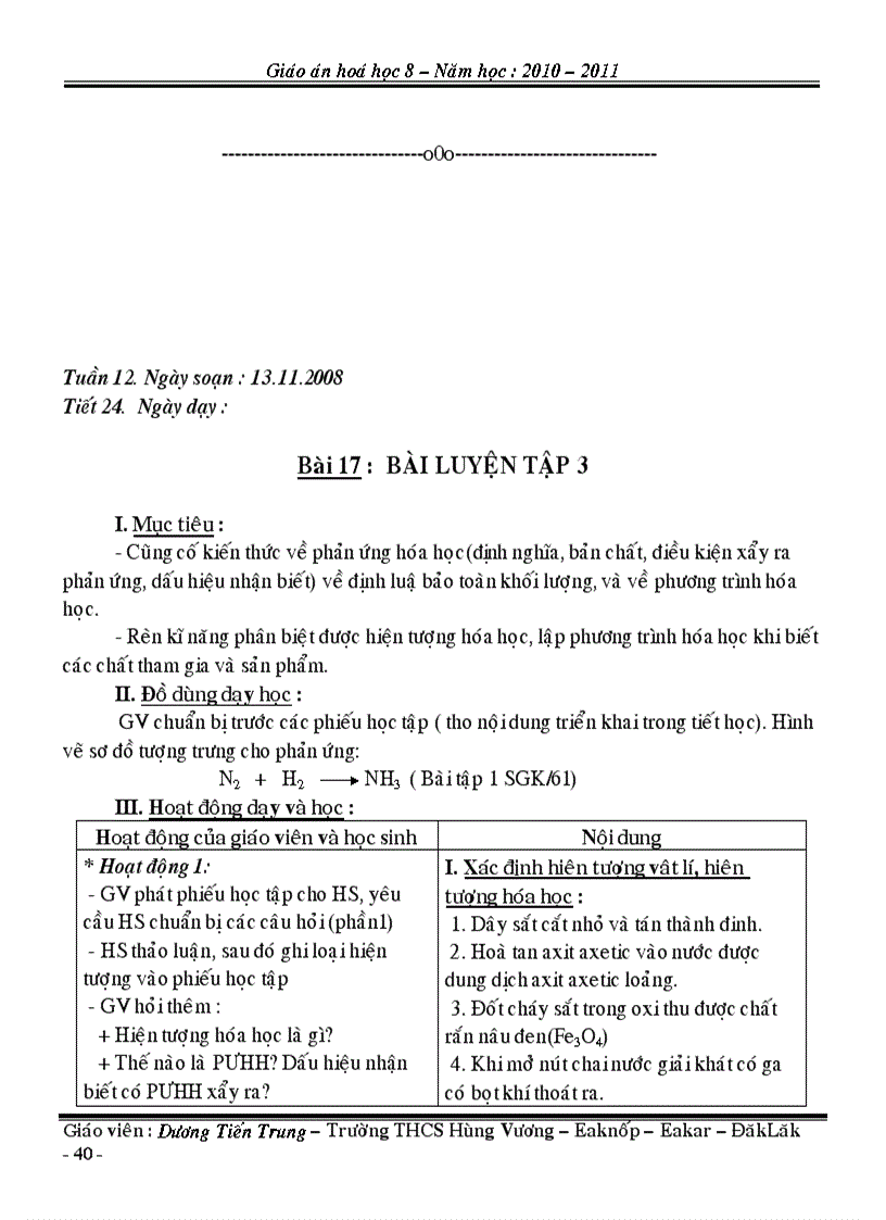 image for page Bài soạn hóa học 8 1