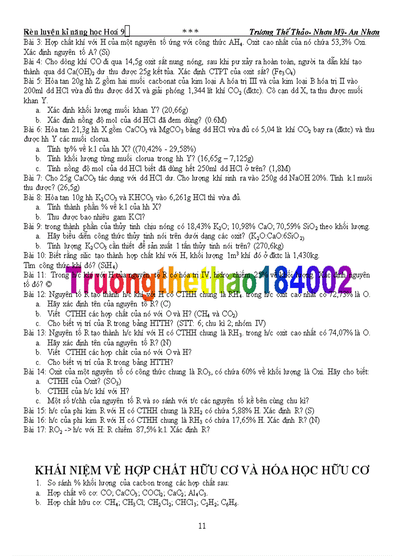 image for page Bài tập hóa 9 1