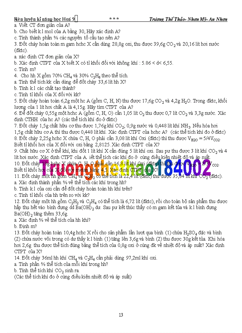 image for page Bài tập hóa 9 1