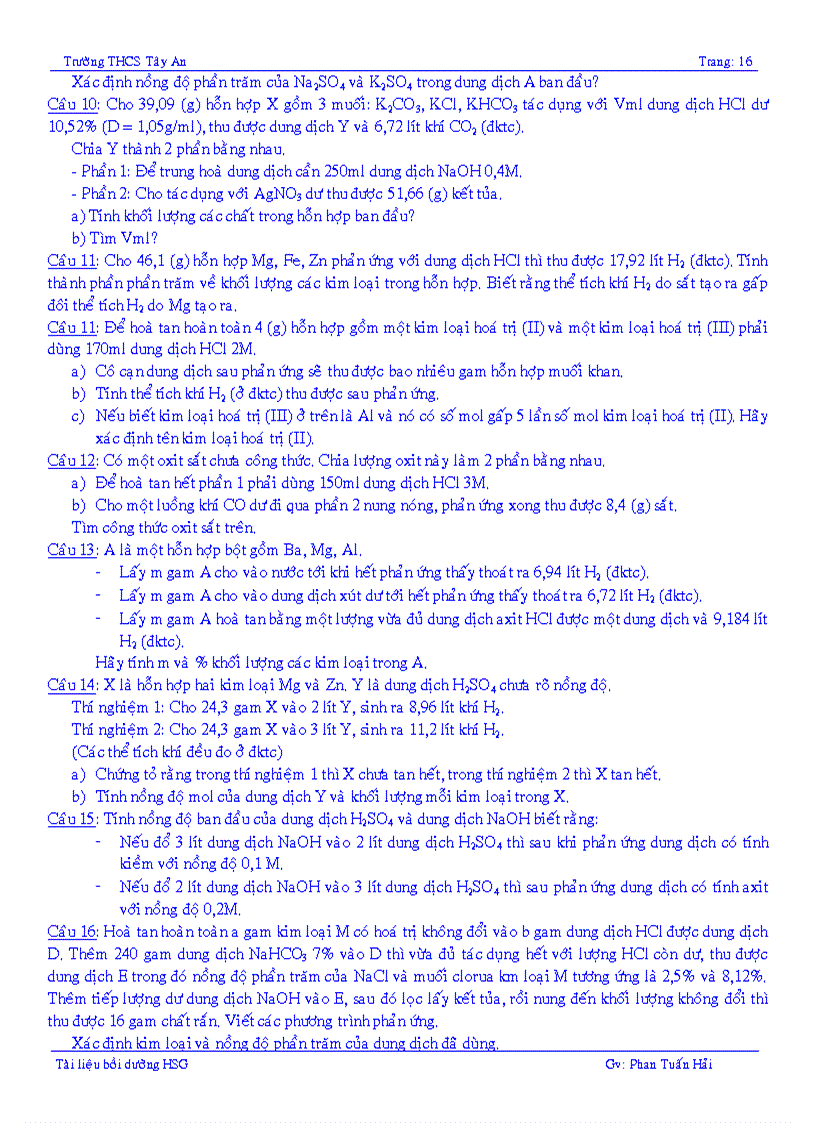 image for page Cac dang bai tap boi dương HSG hoa hoc 9