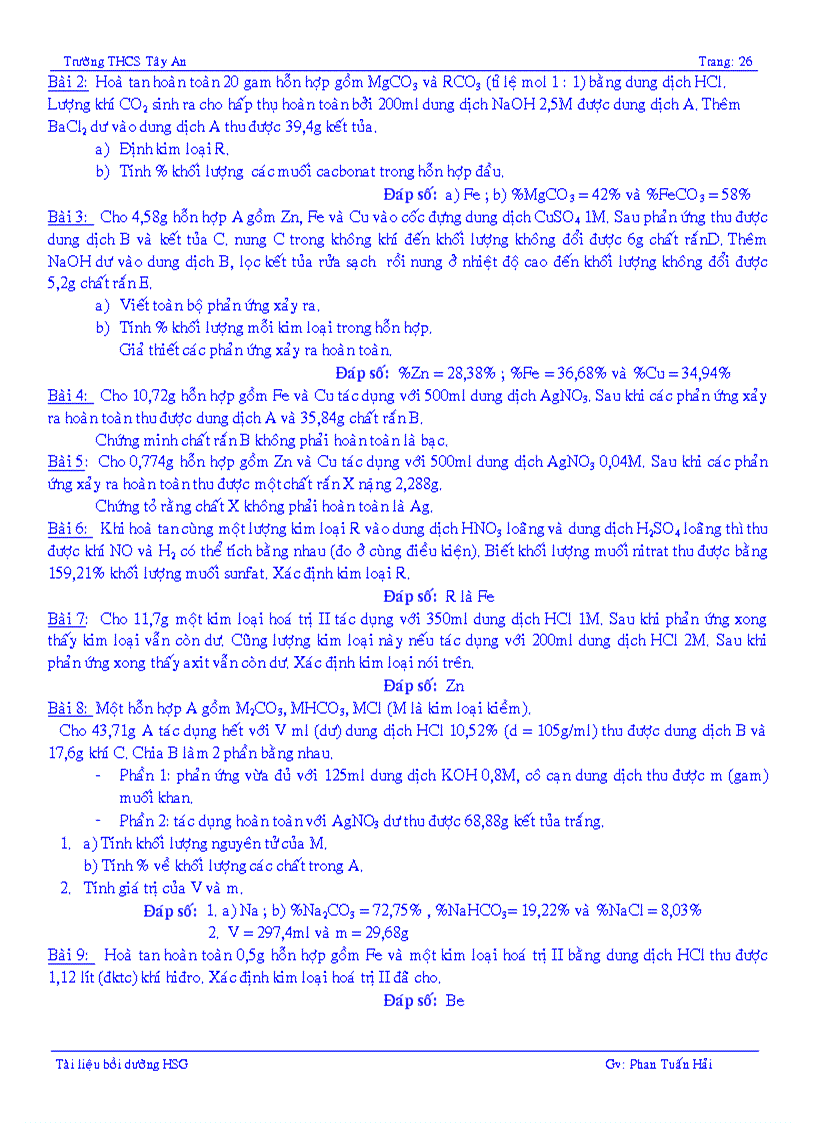 image for page Các dạng bài tập bồi dưỡng HSG lớp 9