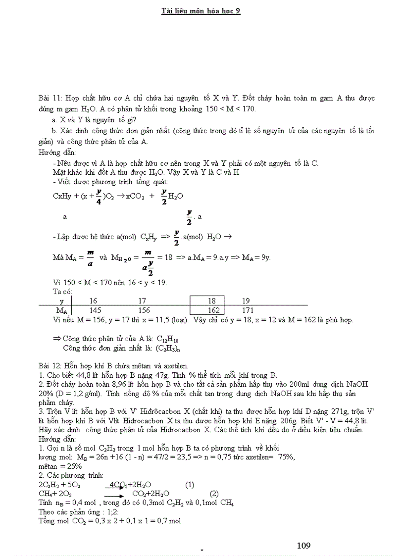 image for page Các dạng bài tập cơ bản Hóa 9