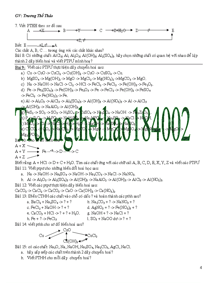 image for page Các dạng bài tập