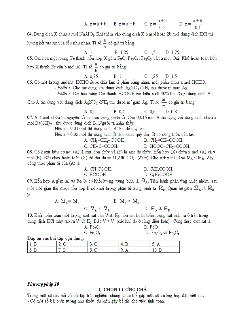 image for page Các phương pháp giải bài tập Hoá