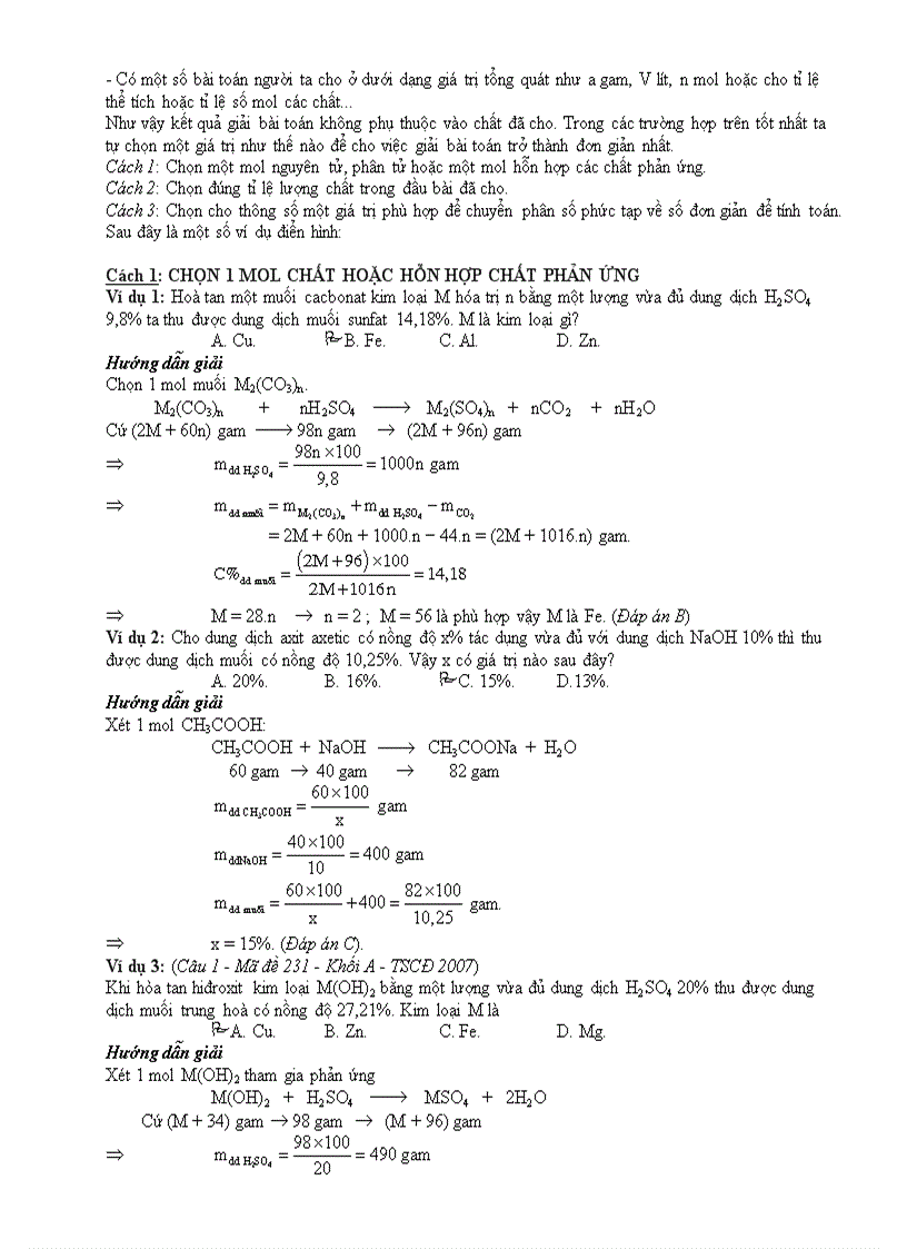 image for page Các phương pháp giải bài tập Hoá