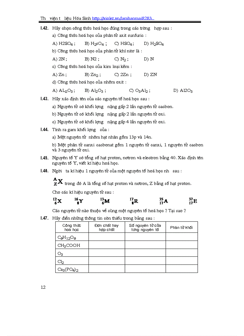 image for page Câu hỏi và bài tập KT Hóa 8 NXBGD chuong 1