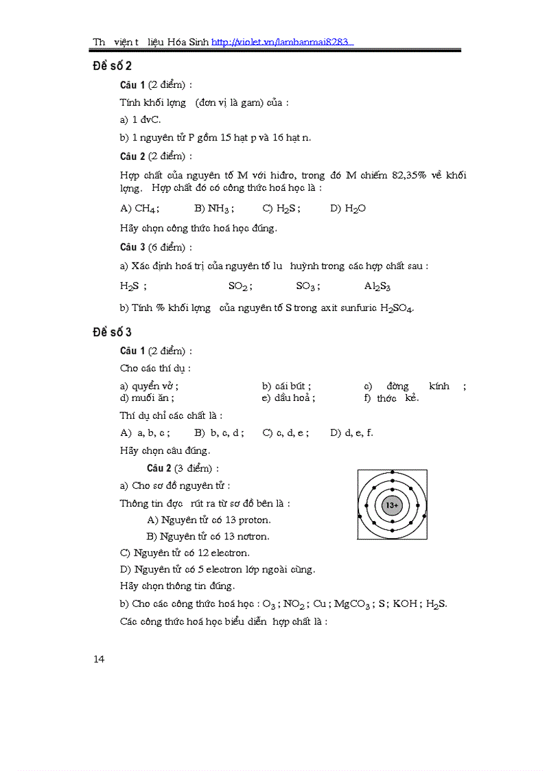 image for page Câu hỏi và bài tập KT Hóa 8 NXBGD chuong 1