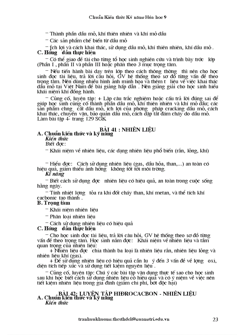 image for page Chuẩn kiến thức hóa học 9