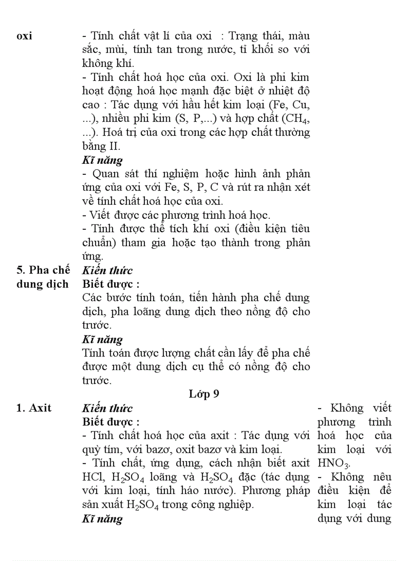 image for page Chuan kien thuc ki nang Hoa 8 9