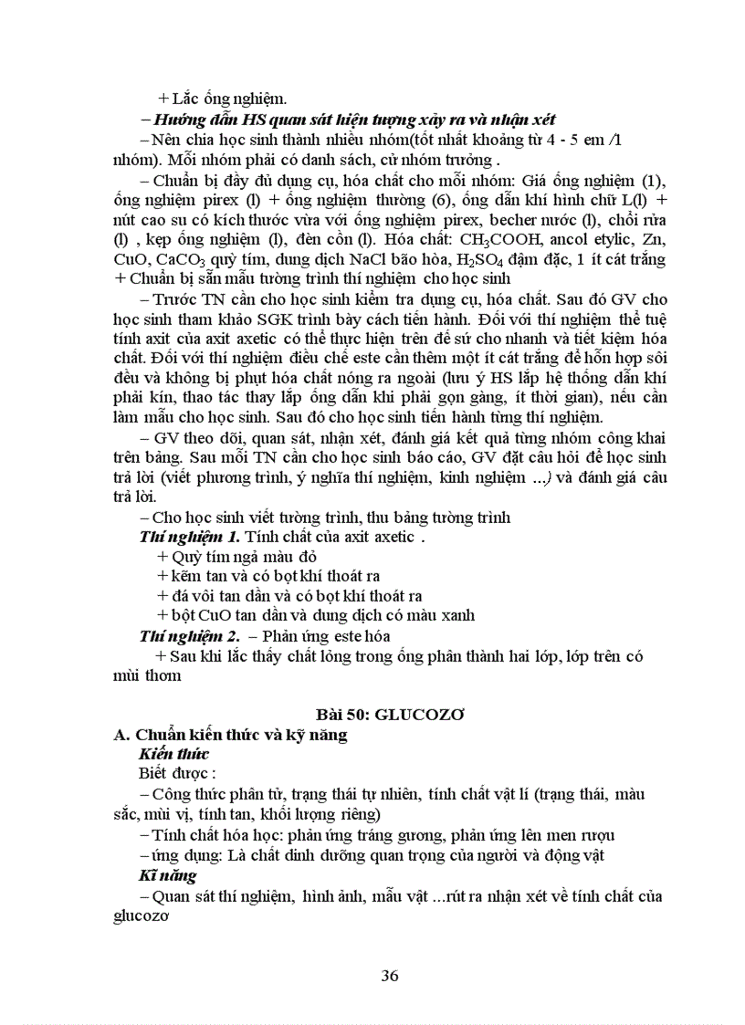 image for page Chuẩn kiến thức Kỹ năng Hóa học 9 THCS