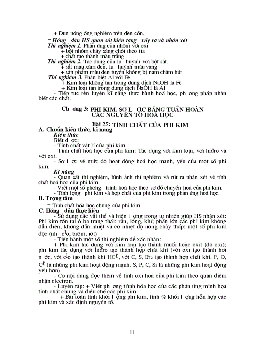 image for page Chuẩn kiến thức kỹ năng môn Hóa học 9