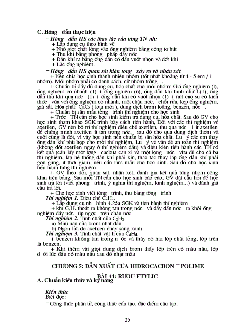 image for page Chuẩn kiến thức kỹ năng môn Hóa học 9