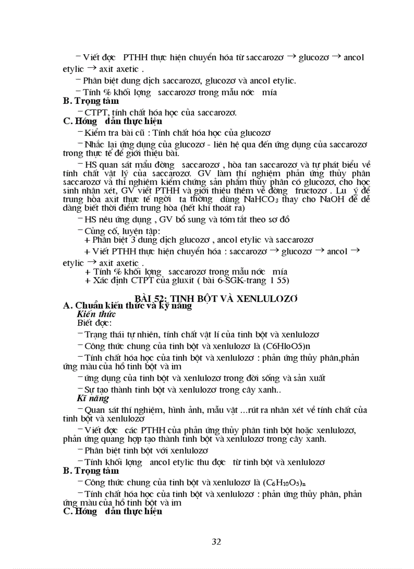 image for page Chuẩn kiến thức kỹ năng môn Hóa học 9