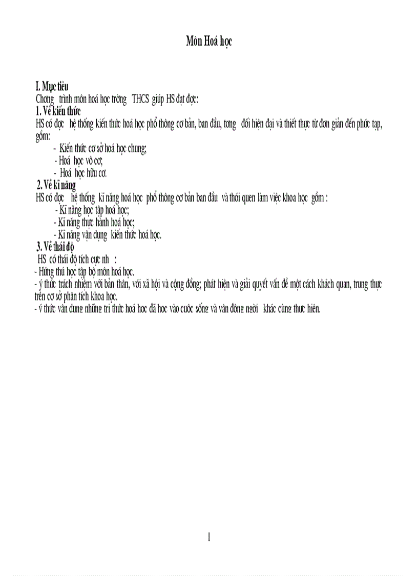 image for page Chuẩn kt kn hóa thcs