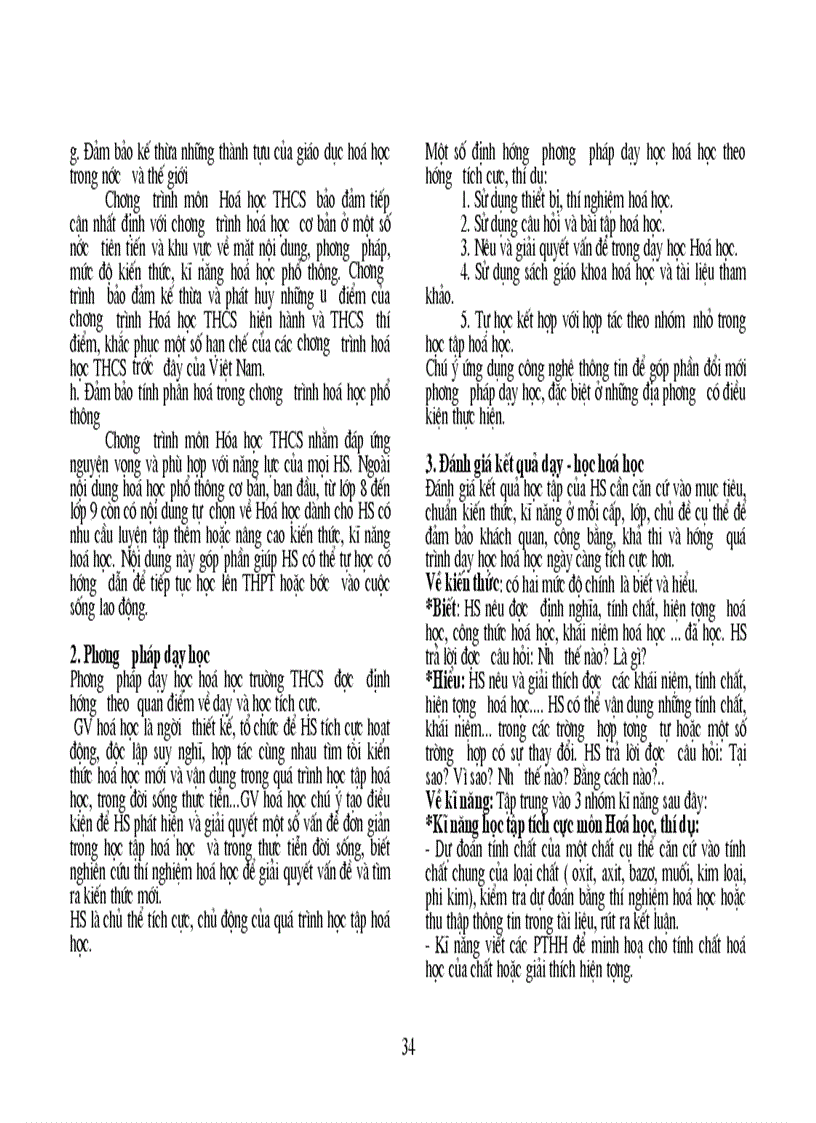 image for page Chuẩn kt kn hóa thcs