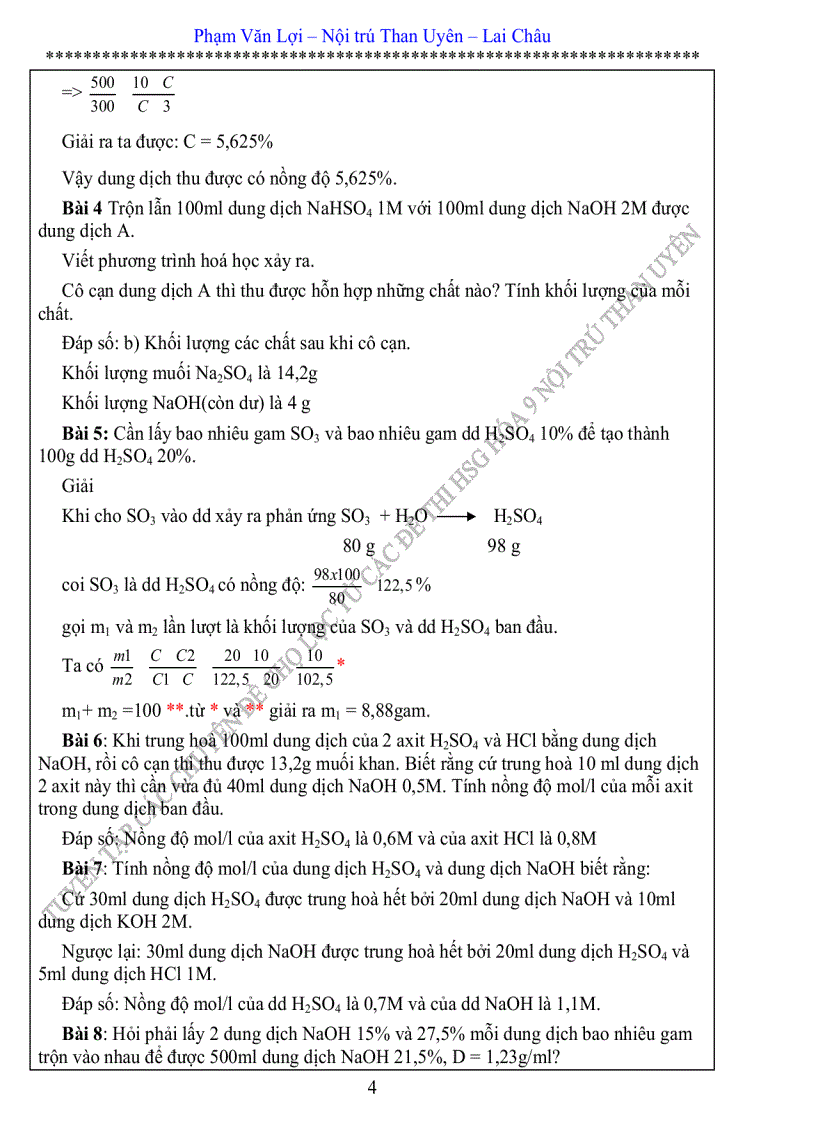 image for page Chuyên đề bồi dưỡng HSG hóa 9 được chọn lọc từ các đề thi HSG