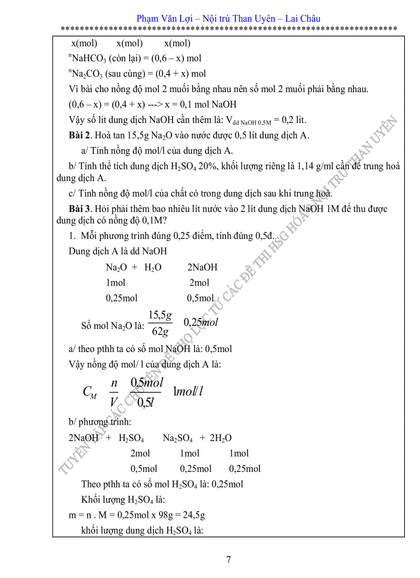 image for page Chuyên đề bồi dưỡng HSG hóa 9 được chọn lọc từ các đề thi HSG