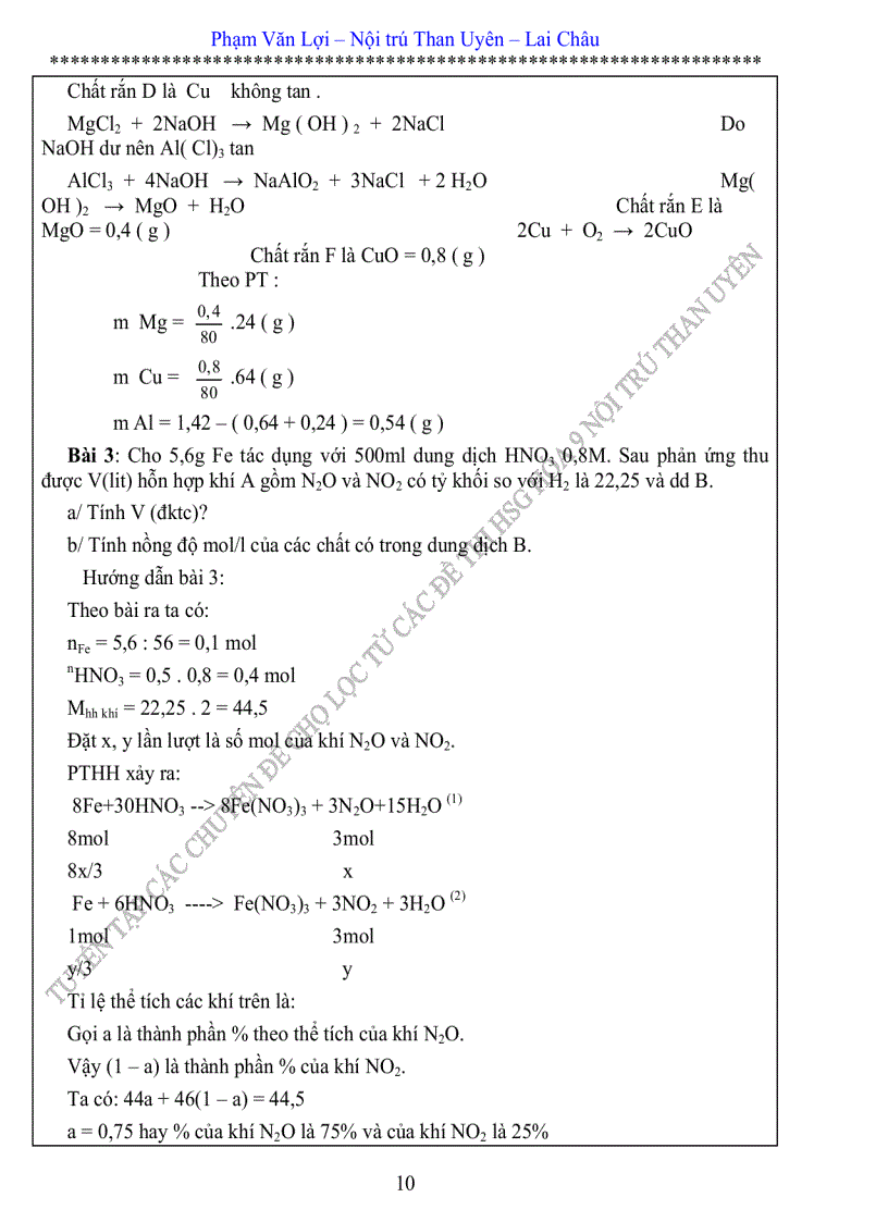 image for page Chuyên đề bồi dưỡng HSG hóa 9 được chọn lọc từ các đề thi HSG