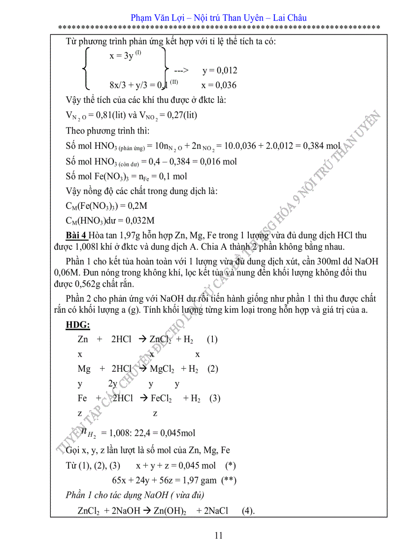 image for page Chuyên đề bồi dưỡng HSG hóa 9 được chọn lọc từ các đề thi HSG