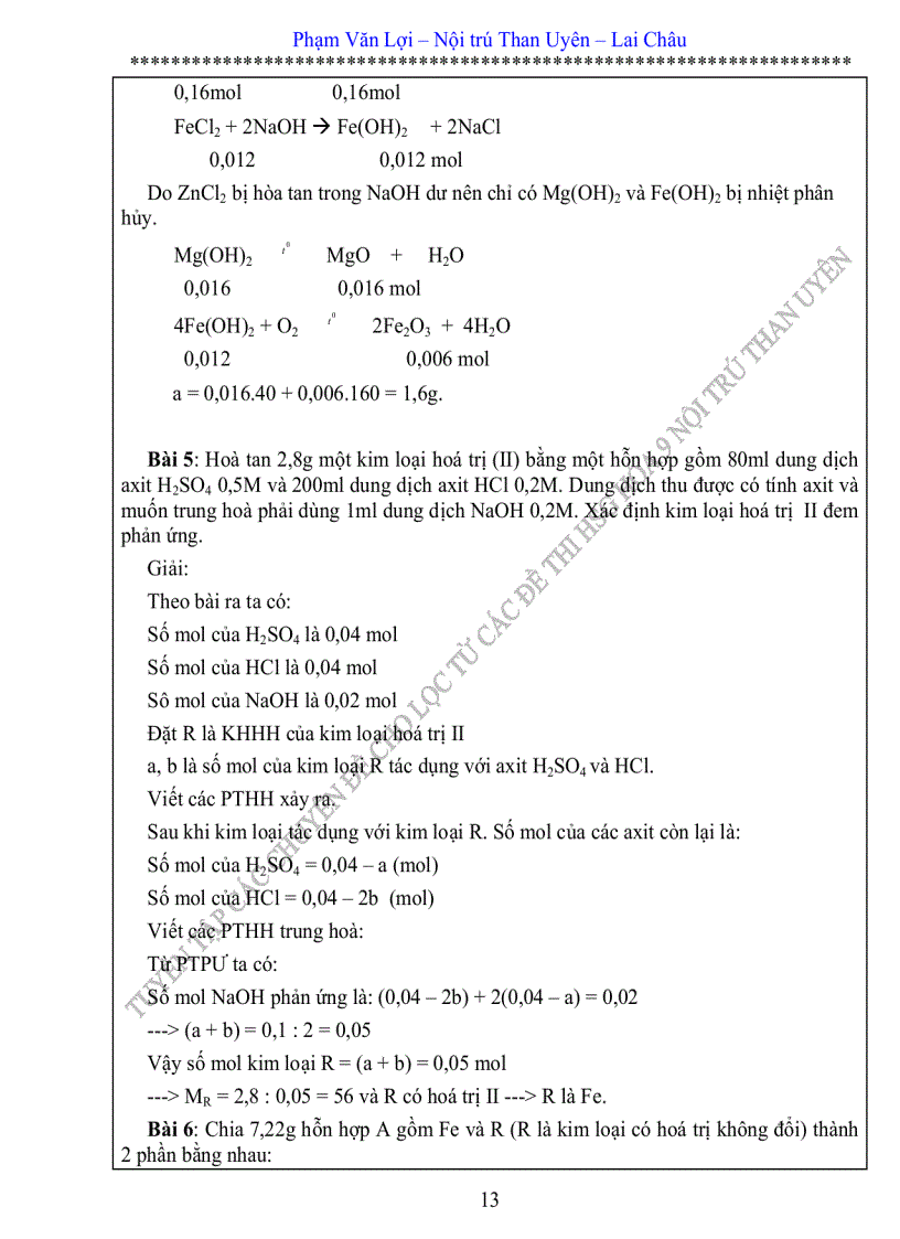image for page Chuyên đề bồi dưỡng HSG hóa 9 được chọn lọc từ các đề thi HSG