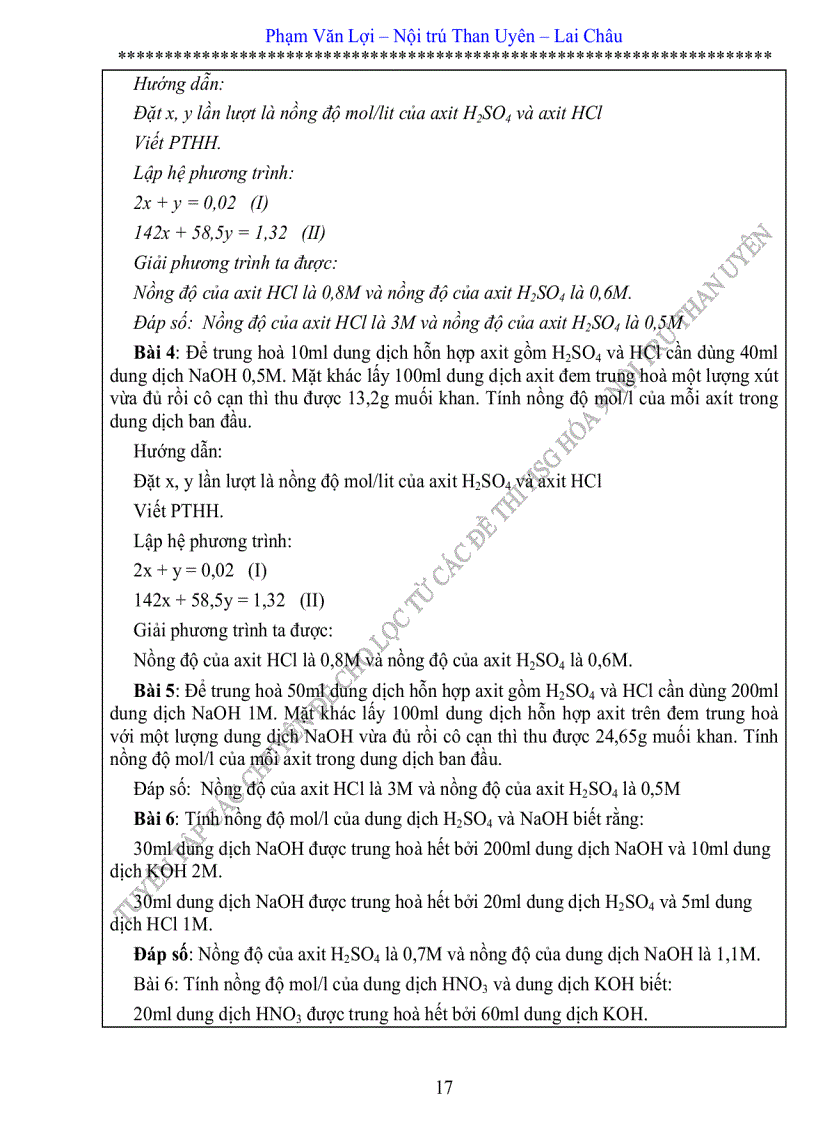 image for page Chuyên đề bồi dưỡng HSG hóa 9 được chọn lọc từ các đề thi HSG