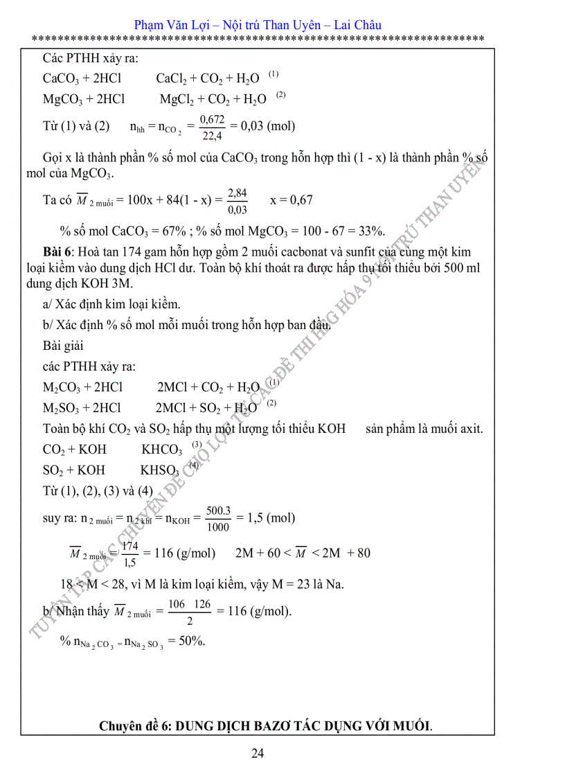 image for page Chuyên đề bồi dưỡng HSG hóa 9 được chọn lọc từ các đề thi HSG