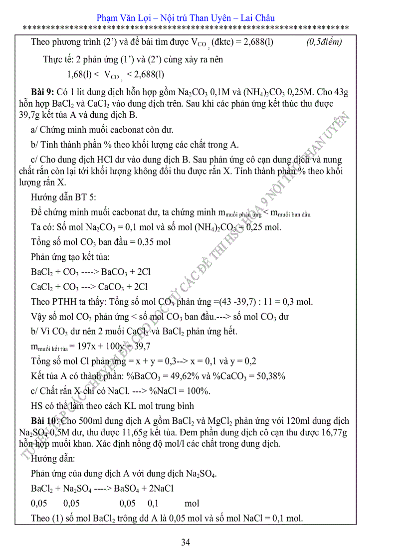 image for page Chuyên đề bồi dưỡng HSG hóa 9 được chọn lọc từ các đề thi HSG