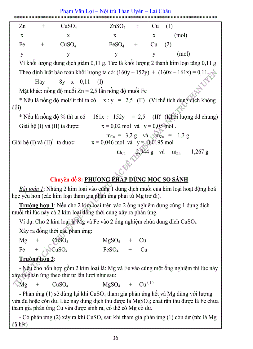 image for page Chuyên đề bồi dưỡng HSG hóa 9 được chọn lọc từ các đề thi HSG