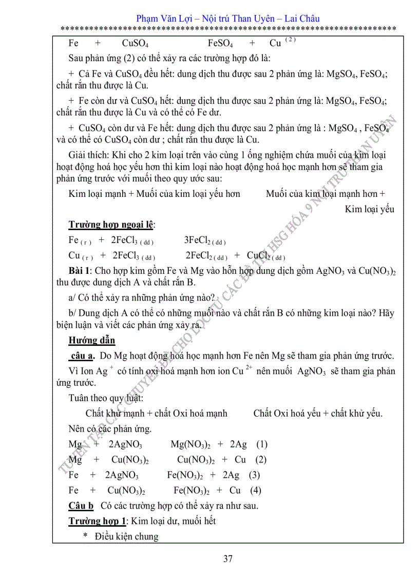 image for page Chuyên đề bồi dưỡng HSG hóa 9 được chọn lọc từ các đề thi HSG