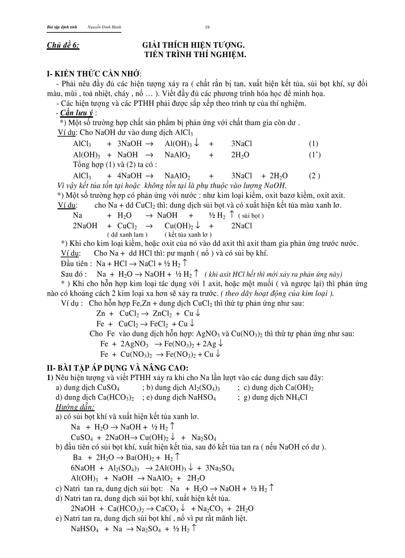 image for page Chuyên đề định tính HAY