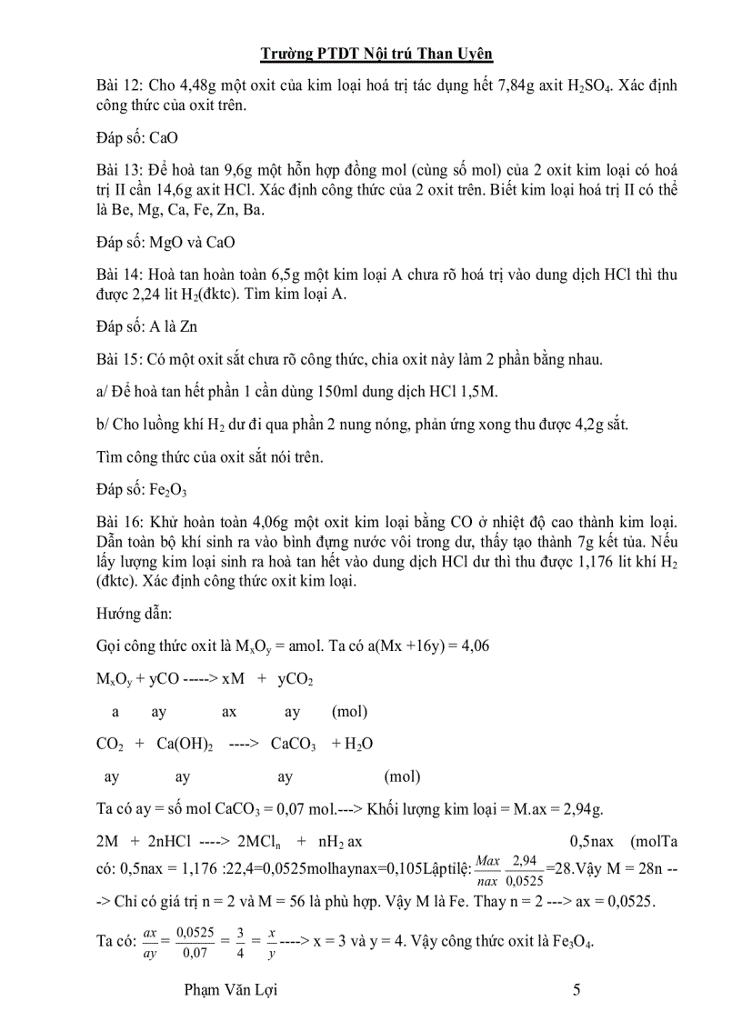 image for page Chuyên đề ôn thi HSG Hóa 9