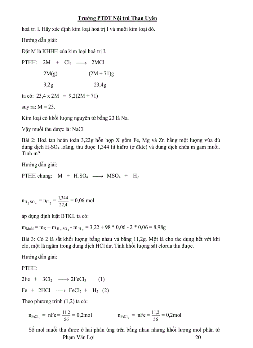 image for page Chuyên đề ôn thi HSG Hóa 9