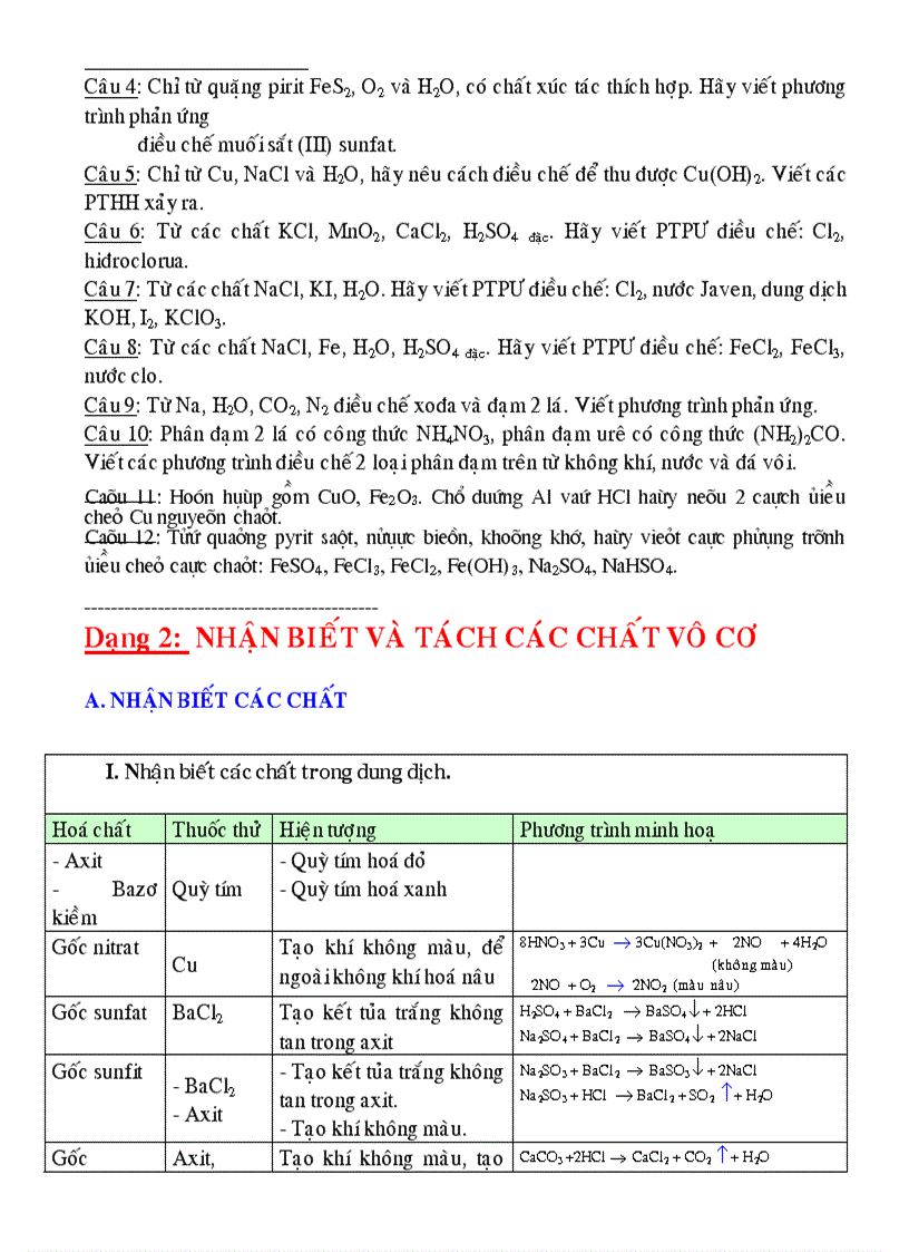 image for page Chuyen de on thi vao 10 Hoa THCS