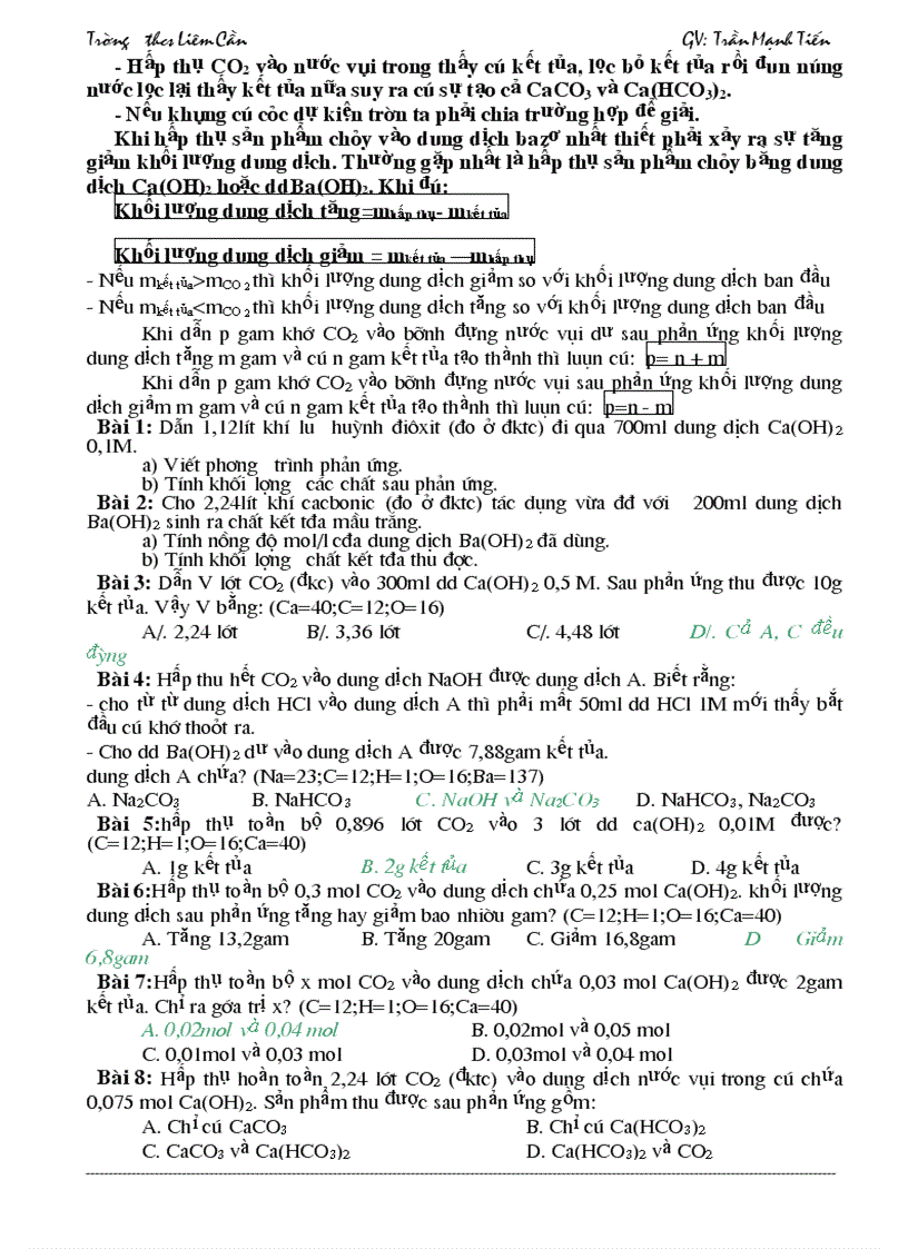 image for page Chuyen de on thi vao 10 Hoa THCS