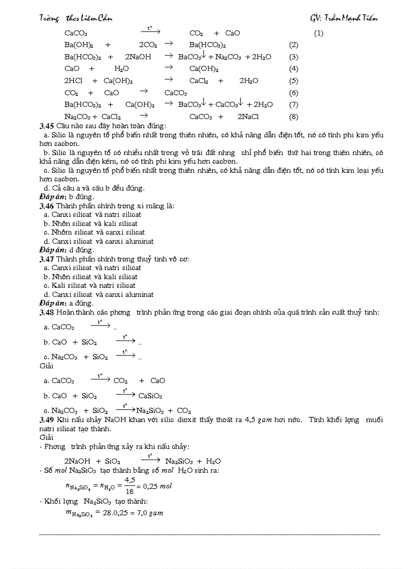 image for page Chuyen de on thi vao 10 Hoa THCS