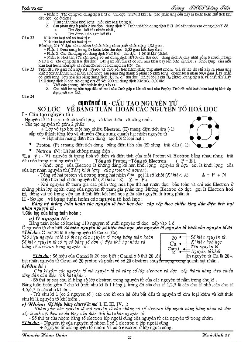 image for page Chuyên Đề Bồi Dưỡng HSG 9 Vô Cơ 1