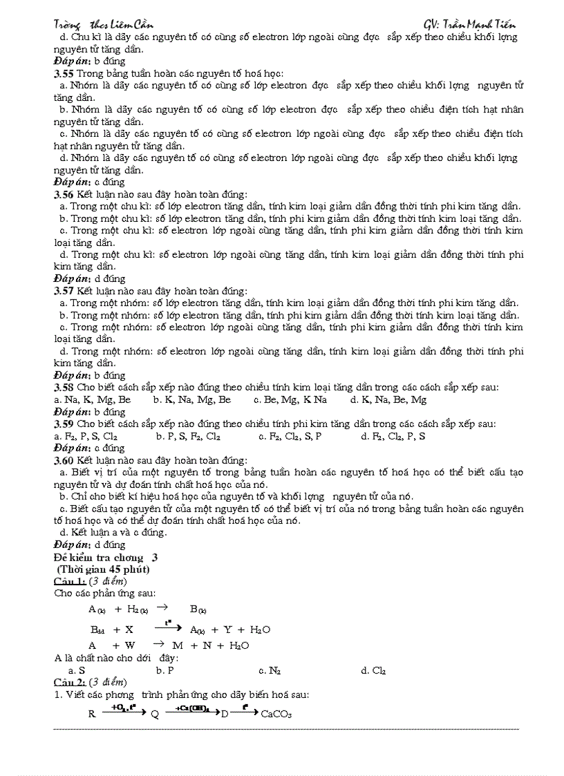 image for page De cuong on thi vao 10 Hoa THCS 2010 2011