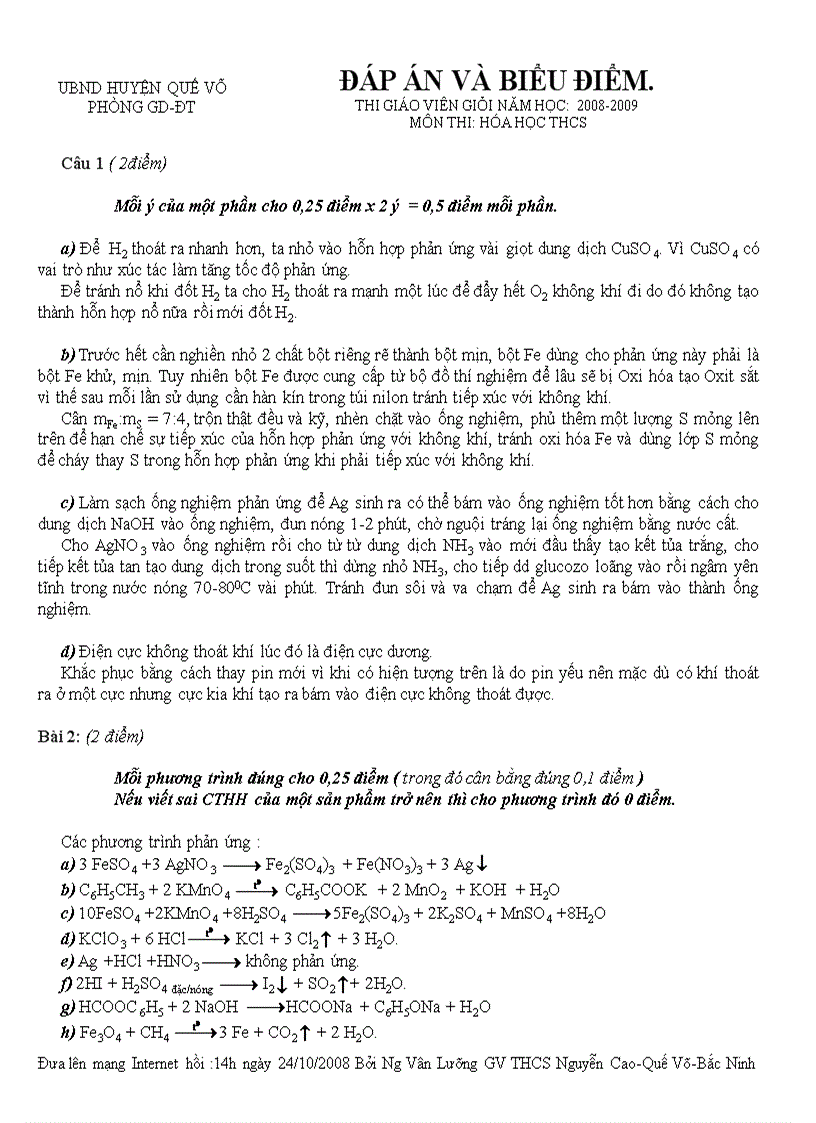 image for page Đề thi đáp án GVG Huyện Quế Võ Bắc Ninh 2008 2009