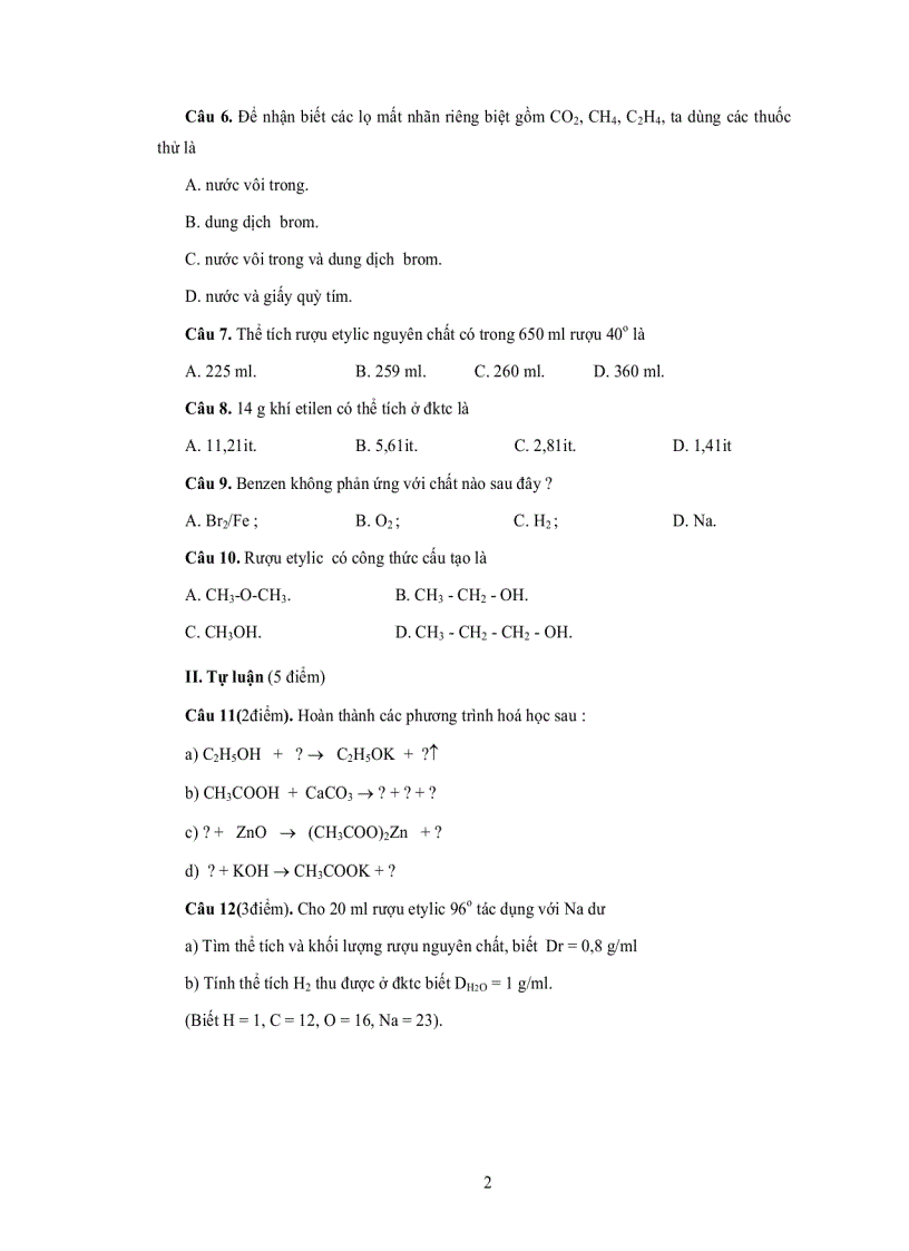 image for page Đề thi HKII Hóa học 9 3