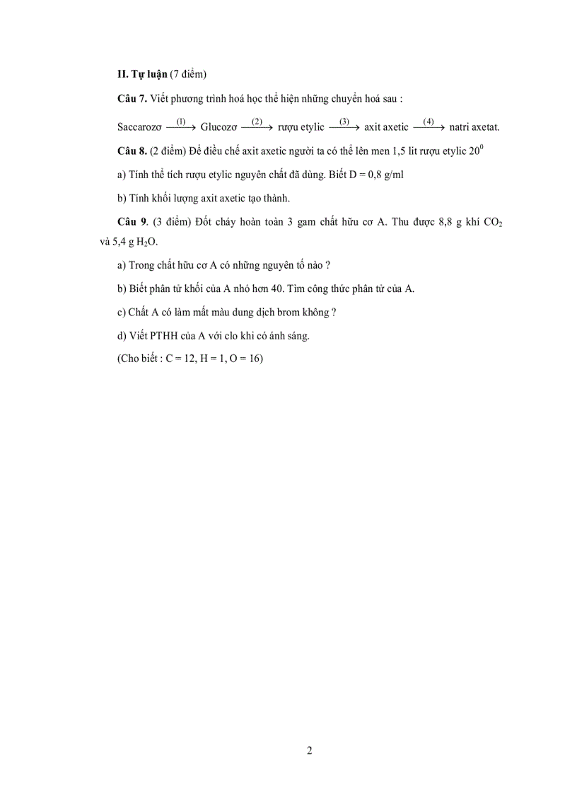 image for page Đề thi HKII Hóa học 9 5