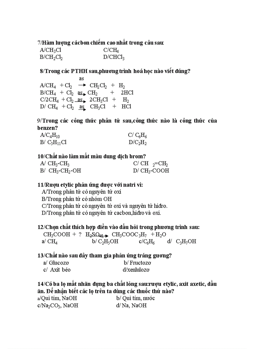 image for page Dề thi học kì II hóa 9 1
