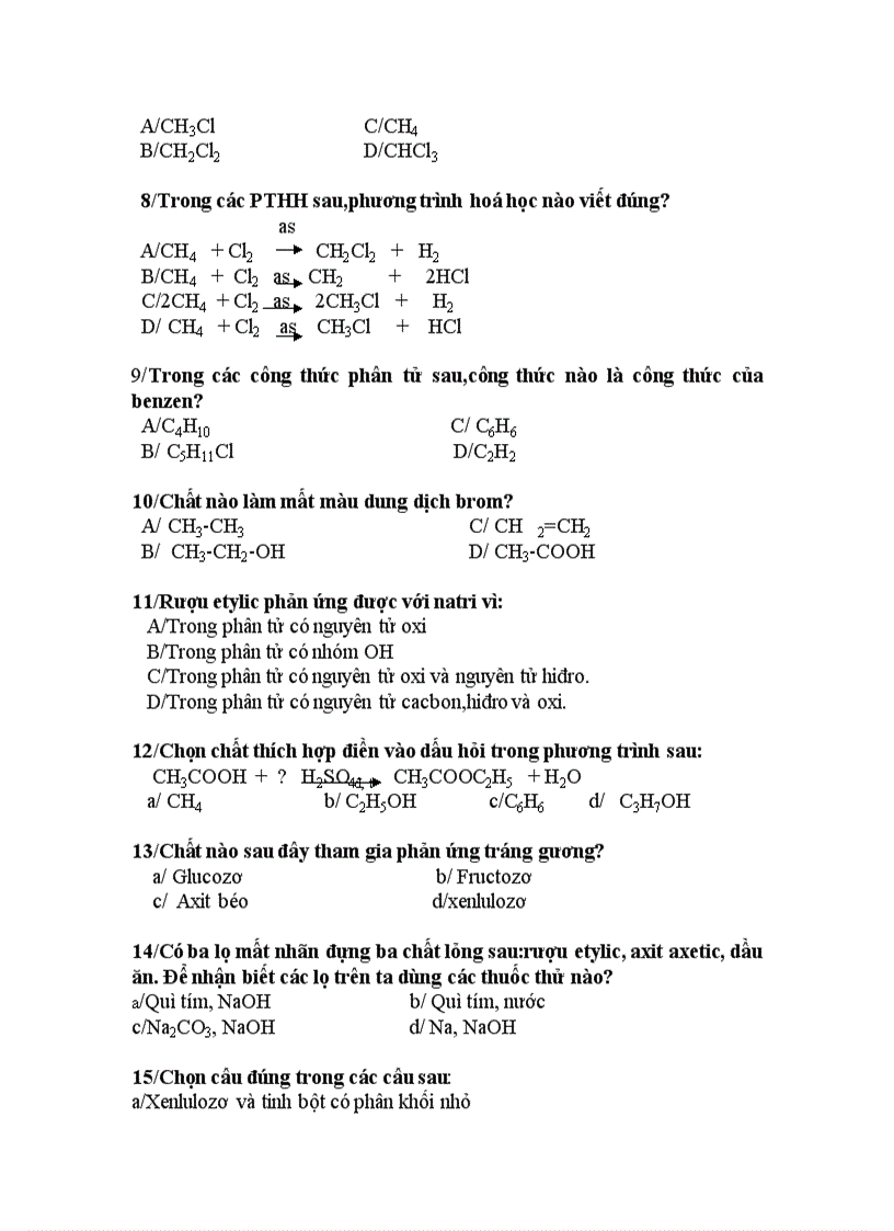 image for page Dề thi học kì II hóa 9 1