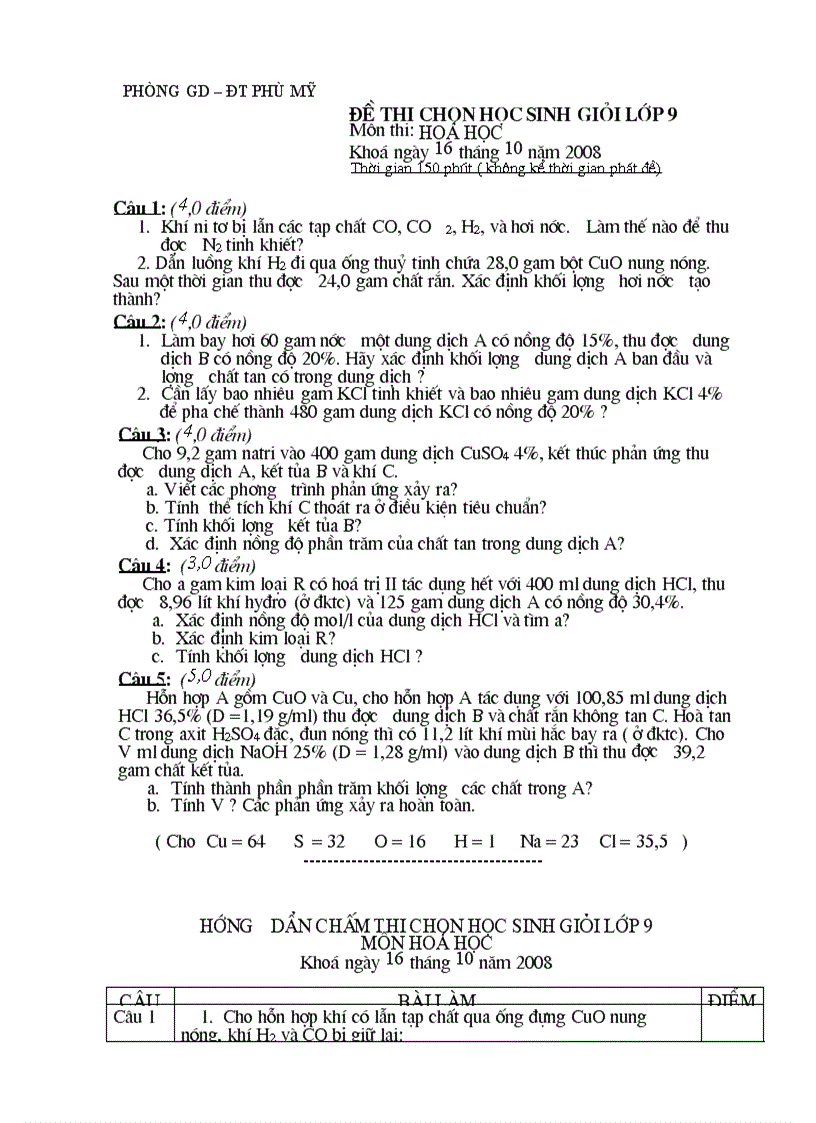 image for page Đề thi hsg 9 2008 2009